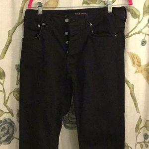 NUDIE Mens black jeans